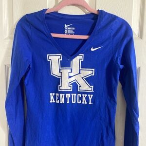 Nike Blue Athletic Cut Tee